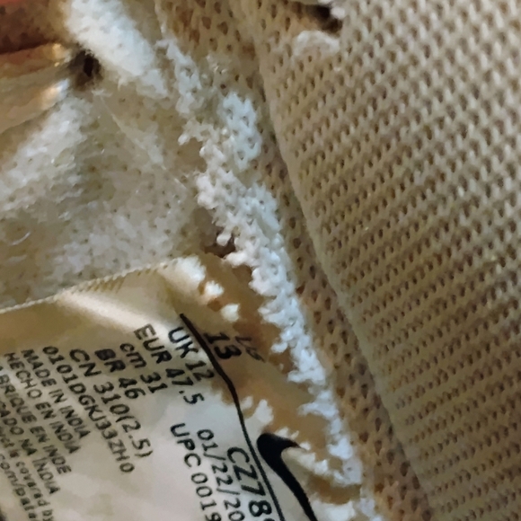 Nike Men's Shoes Sky Force 3/4 White Red Camo Swoosh CZ7892-100 - Picture 11 of 11